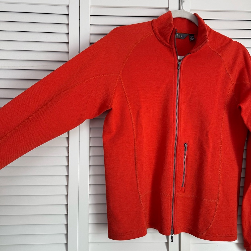 ibex Red Full-Zip Women's Jacket - Picture 3 of 11